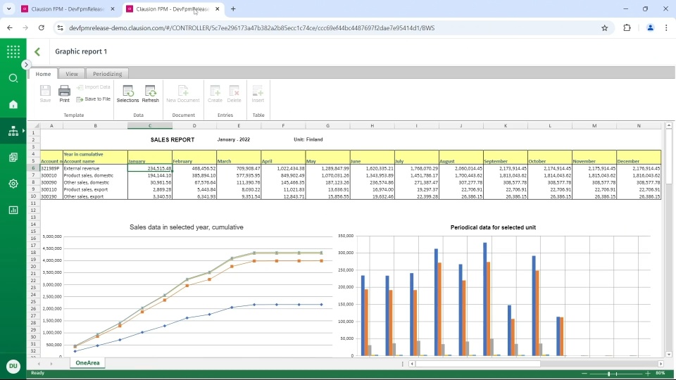 screenshot of Clausion Consolidation